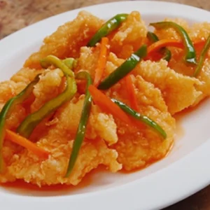 Fish Fillet with Sweet and Sour Sauce