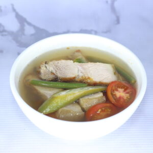 Sinigang na Lechong Kawali