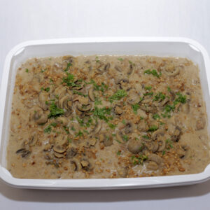 Pork with Mushroom Sauce Tray