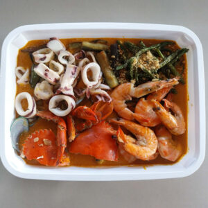 Seafood Kare-Kare Tray