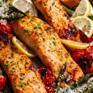 Baked Salmon Tray